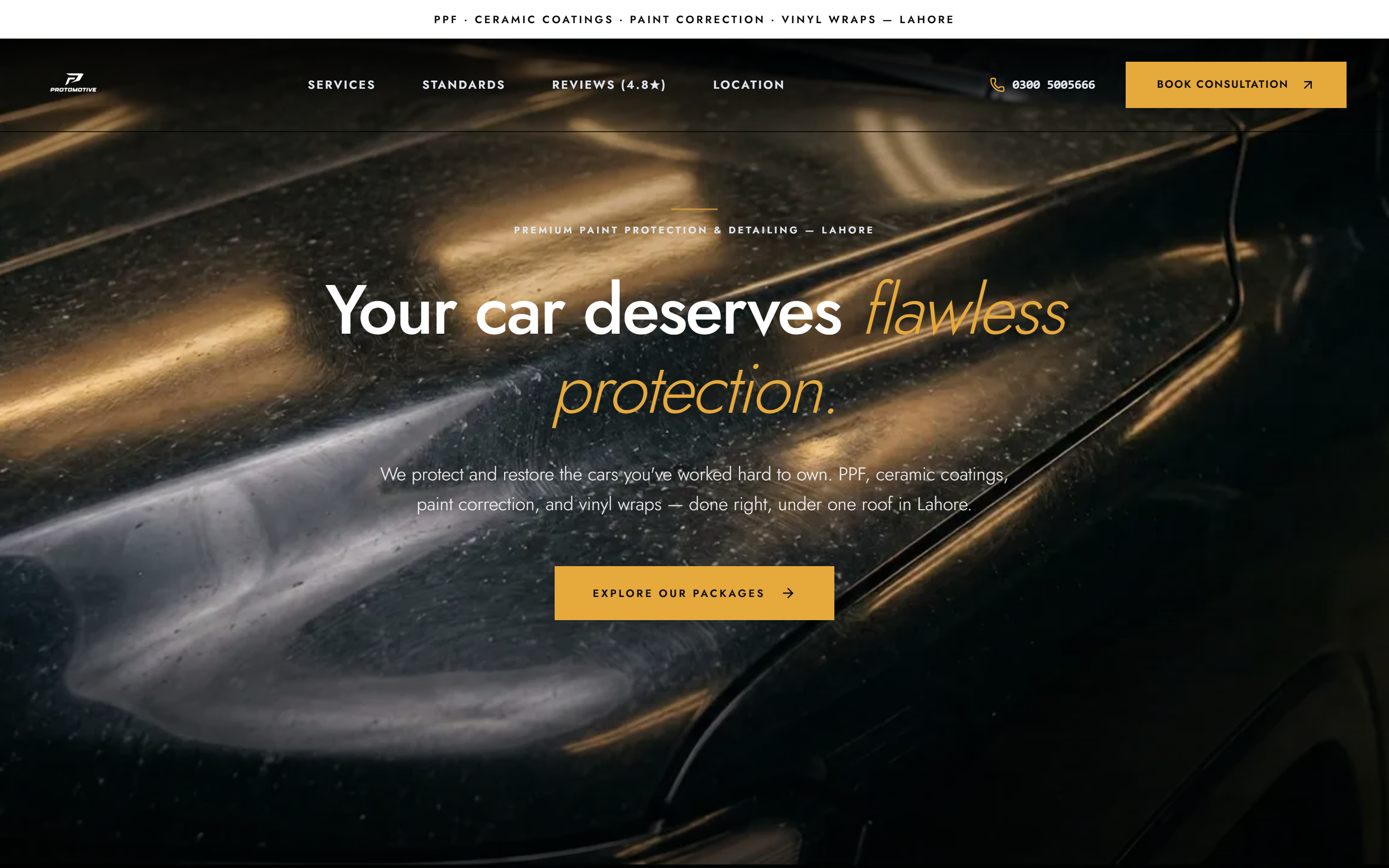 Protomotive Car Care Studio preview